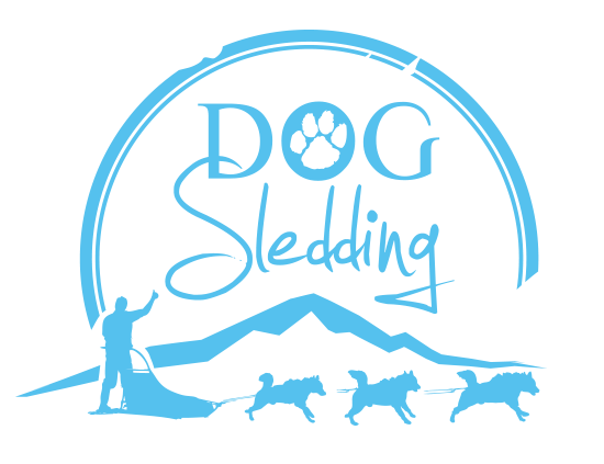 dog sledding iceland logo low definition